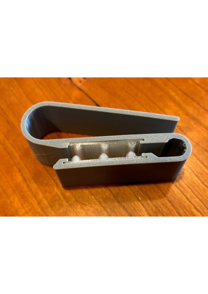 Yeni Vizör Güneş Gözlüğü Klipsi Gri 6469640