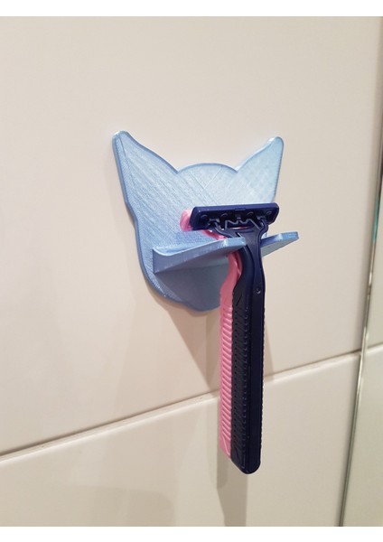 Yeni Kedi Şeklinde Tıraş Bıçağı Tutucusu T2520909