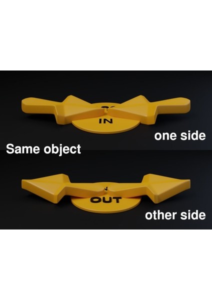 Yeni In Or Out Arrows Illusion