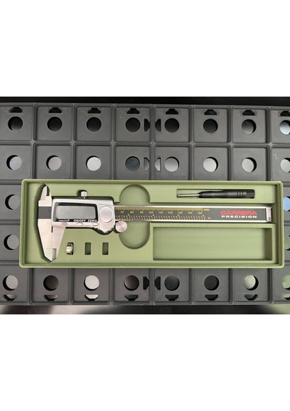 Yeni Gridfinity - Düz Kumpas Tutucu T6195117