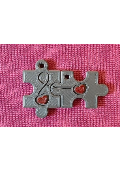 Yeni Bulmaca Anahtar Kolye Kalp T5234674