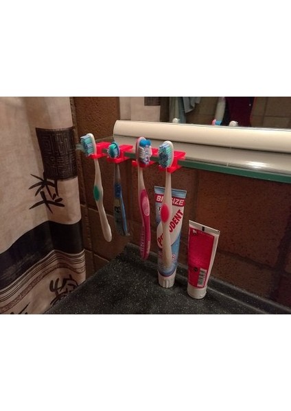 Yeni 8mm Cam Raf Için Diş Fırçası Tutucusu T1847686