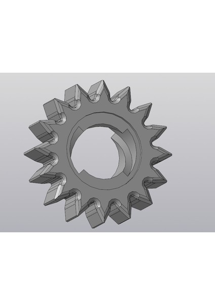 Yeni Mini Traktör Çim Biçme Makinesinin Başlangıç Dişlisi.