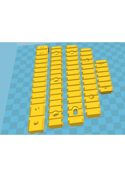 Yeni Farklı Uzunluklarda Picatinny Rayları (Plastik Aparattır!!!)