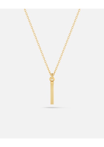 14 Ayar Altın Kişiye Özel Harf Kolye