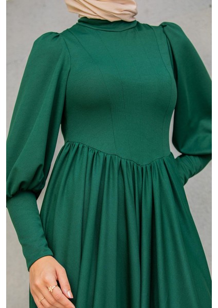 Madam Kuplu Tasarım Elbise-Zümrüt fiyatları