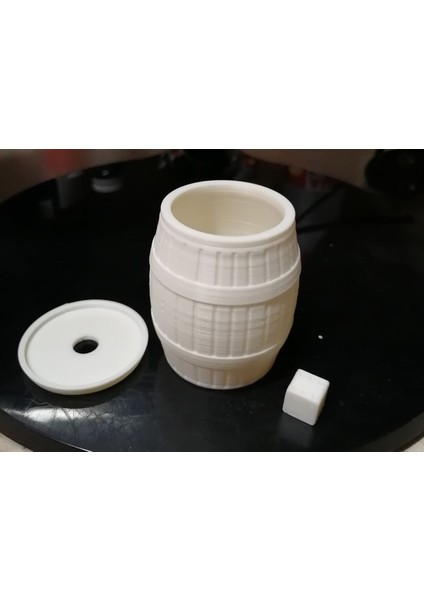Yeni Iki Kapak ve Bir Küp ile Kemik Çalmak Için Bir Varil. (Plastik Aparattır!!!)