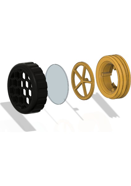 Yeni M3 Solunum Cihazı Için Maske Kumaşı Için Filtre Muhafazası (Plastik Aparattır!!!)