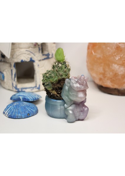 El Yapımı Epoksi Reçine Şık Tasarım Saksı/dekoratif Objeler (Çiçeksiz) - Kadın Emeği