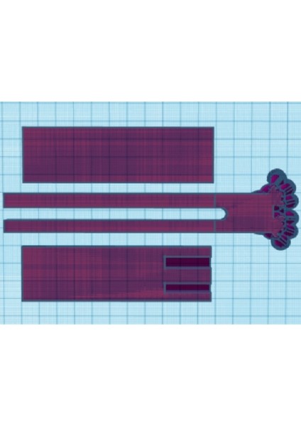 Yeni Dinozor Tarağı. Kontrplak Altında. (Plastik Aparattır!!!)