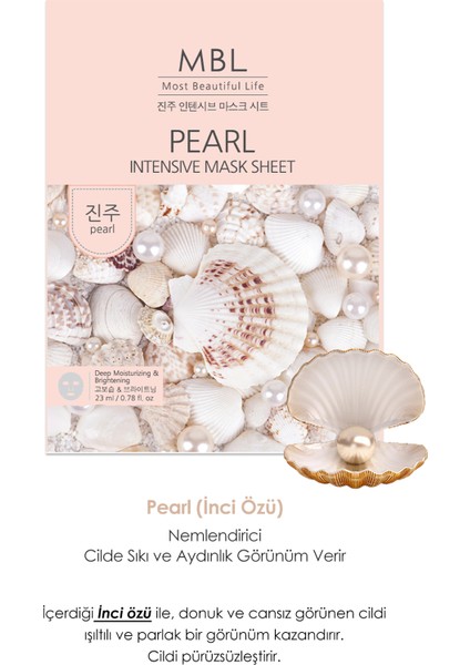Teresia İnci Özü Içeren Nemlendirici ve Besleyici Etkili Yüz Maskesi fiyatları