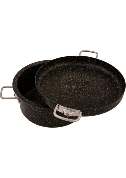 Mutfaksever BioGranit 26 cm Derin Sarma Tencere – Dayanıklı Granit Kaplama, Ergonomik Sap ve Kolay Temizlik