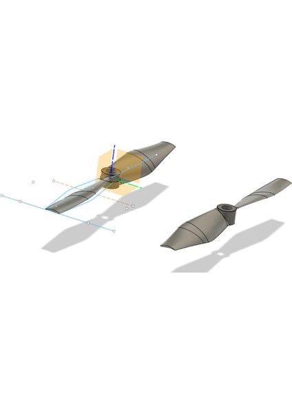 Yeni Xiro Explorer Mini Için Pervaneler. Naca 9610 Profili (Plastik Aparattır!!!)