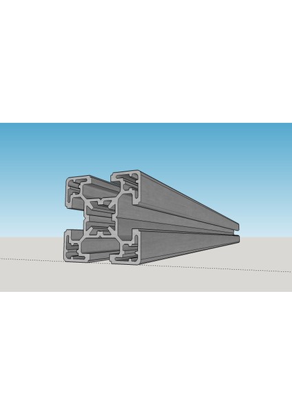 Yeni Yapısal Profil 4040L (Model) (Plastik Aparattır!!!)