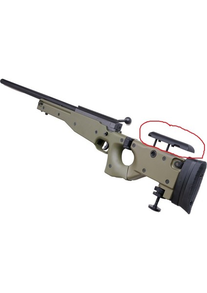 Yeni Airsoft Yaylı Için Yanak Pedi Well L96 Serisi Mb-01/08 (Plastik Aparattır!!!)