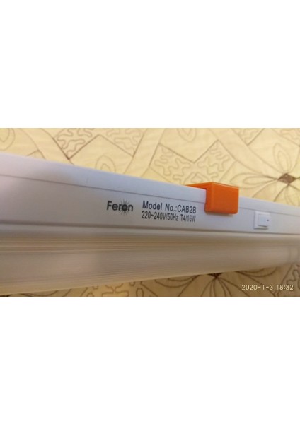 Yeni Floresan Lamba Modelinin Montajı: CAB2B'NIN Duvara Montajı (Plastik Aparattır!!!) modelleri