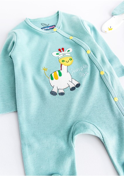 Zürafa Desenli Uzun Kollu 2'li Bebek Tulum Seti – Yumuşak ve Rahat Kumaş, Yeni Doğan ve Bebekler İçin modelleri