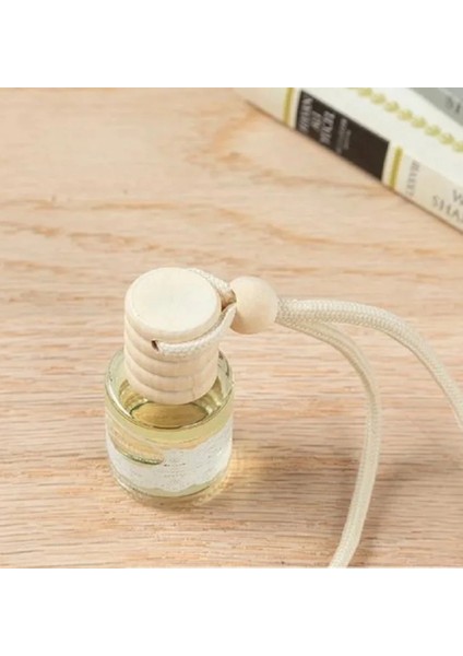 2 Adet İpli Oto Kokusu Araba Kokusu Bambu Kapaklı Beyaz Gül 2x8ml