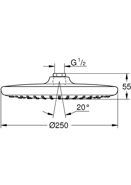 Tempesta 250 Tepe Duşu 1 Akışlı Grh 26662000 fırsatları