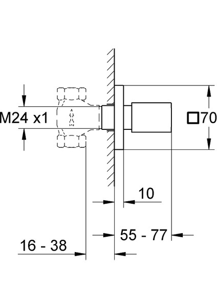 Eurocube Ankastre Stop Valf Grh 19910000 fiyatları
