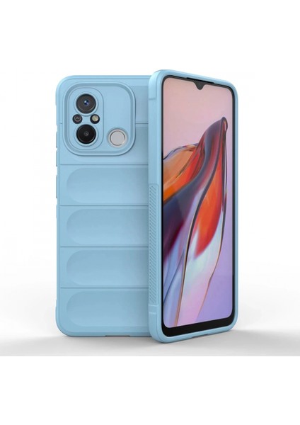 Xiaomi Redmi 12C Kılıf Optimum Silikon - Sky Blue