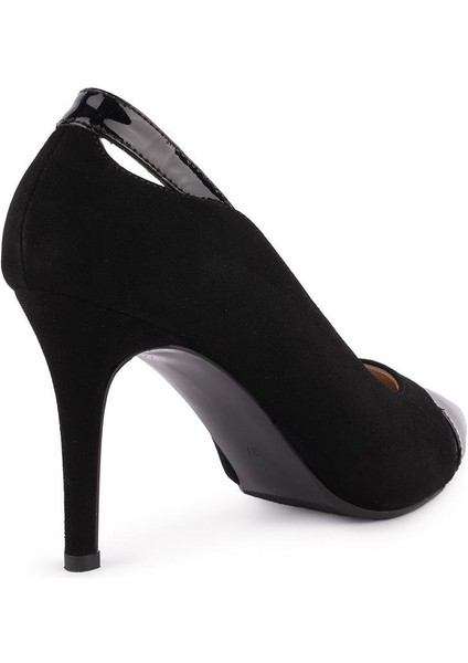 Hakiki Deri Süet Rugan Detaylı Rahat Klasik Siyah 46105 fırsatları