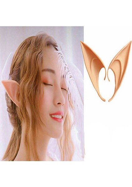 Yumuşak Malzemeden Imal Lateks Elf Kulağı 1 Çift 10X5 cm modelleri