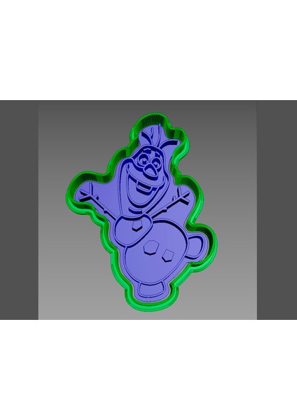 Yeni Olaf Kardan Adam Zencefilli Kurabiye Kalıbı. (Plastik Aparattır!!!) fiyatları