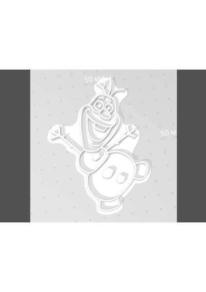 Yeni Olaf Kardan Adam Zencefilli Kurabiye Kalıbı. (Plastik Aparattır!!!) modelleri