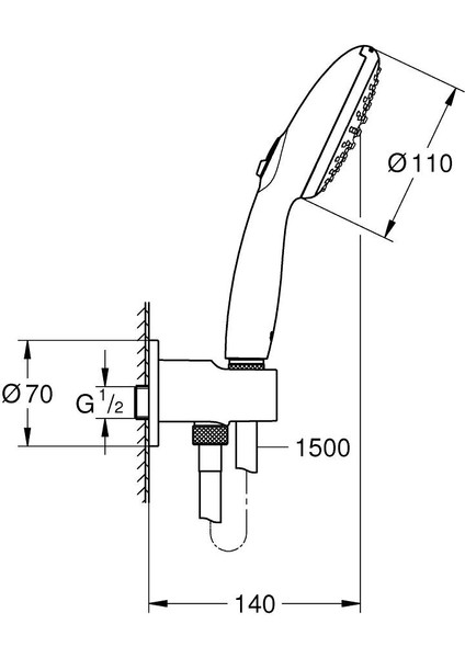 Tempesta 110 - Duvar Tutucu (Set) Grh 264062433 fiyatları