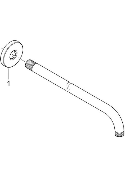 Rainshower Duş Başlığı Kolu 380 mm Grh 28361000 fiyatları