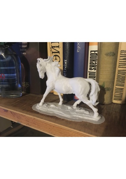 Yeni At Biblo Güçlü Kahraman Hediyelik Büst Beyaz 2438365
