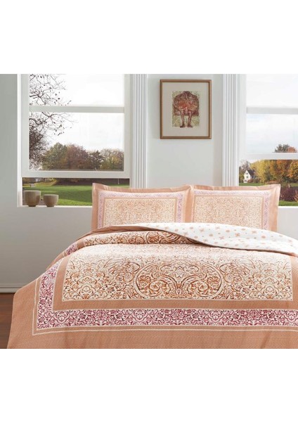 Çift Kişilik Saten Nev Takımı Hamlet Kiremit