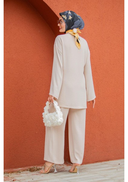 Beren Aerobin Kimono Takım-Bej fırsatları