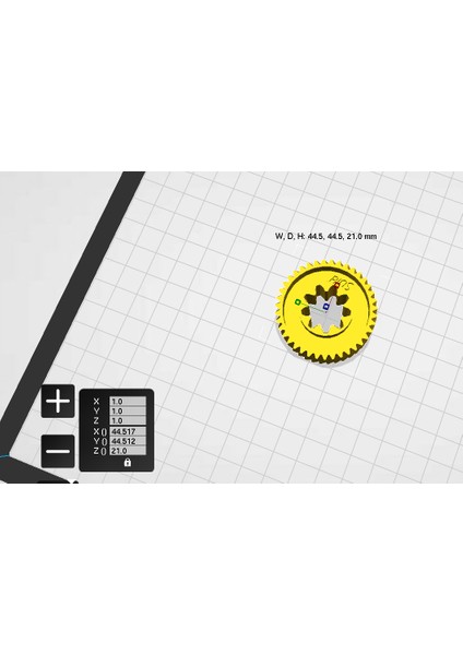 Yeni Dişli Z = 39 D-44.5, Z = 9 D-21.4 Et Öğütücü Için (Plastik Aparattır!!!)