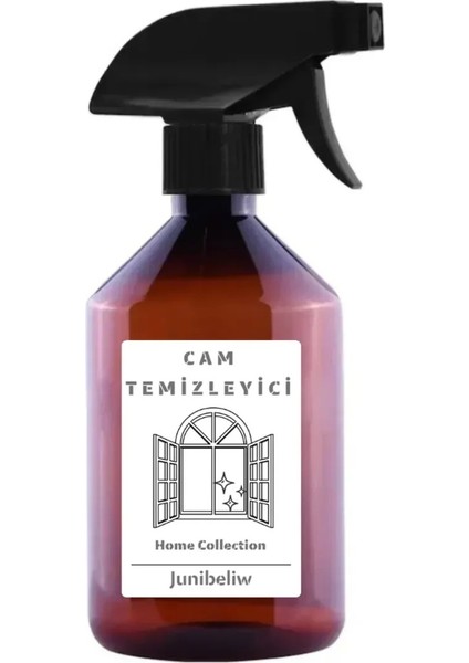 Çok Amaçlı Amber Plastik Şişe Boş Şişe Sprey Cam Temizleyici Fıs Fıs 500ML