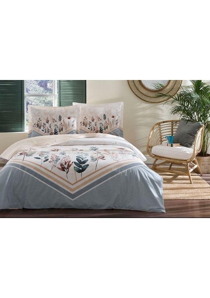 Özdilek Çift Kişilik Ranforce Nev Takımı Astilbe Krem