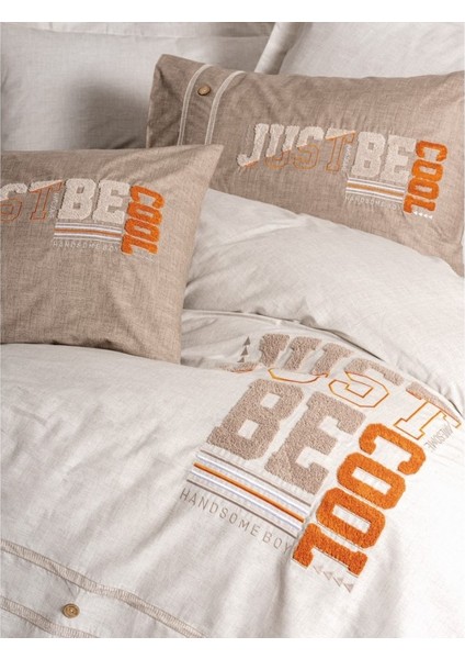 Mood Nakışlı Ranforce Çift Kişilik Nev Takımı Cool Kahve 8680108071168 fiyatları