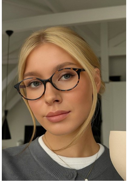 Unisex Gözlük Metal Aksesuarlı Uv 400 Korumalı Mavi Işık Korumalı Miux Mi Leopar Desenli Elips Unisex Gözlük Metal Aksesuarlı Uv 400 Korumalı fiyatları