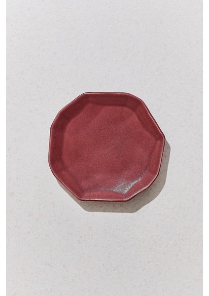 Origami Seramik Mini Tabak Mor