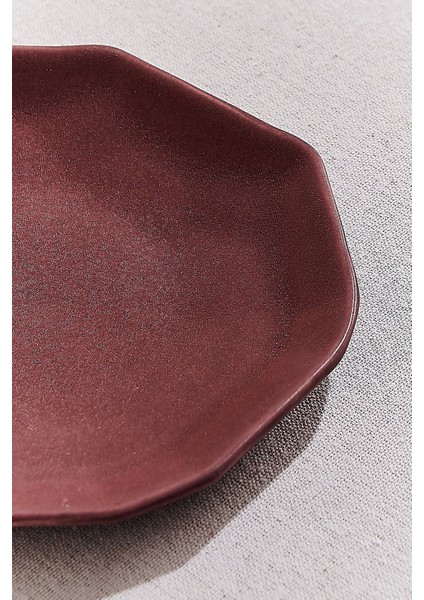 Origami Seramik Mini Tabak Mor modelleri