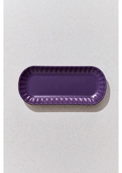 Soft Seramik Servis Tabağı Mor fiyatları