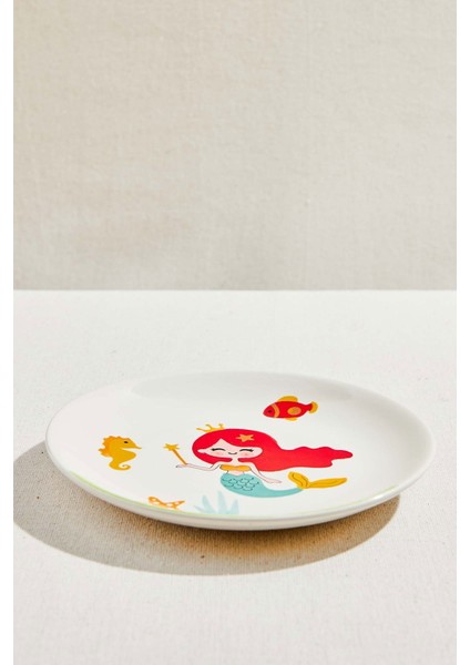 Deniz Kızı Seramik Pasta Tabağı fırsatları