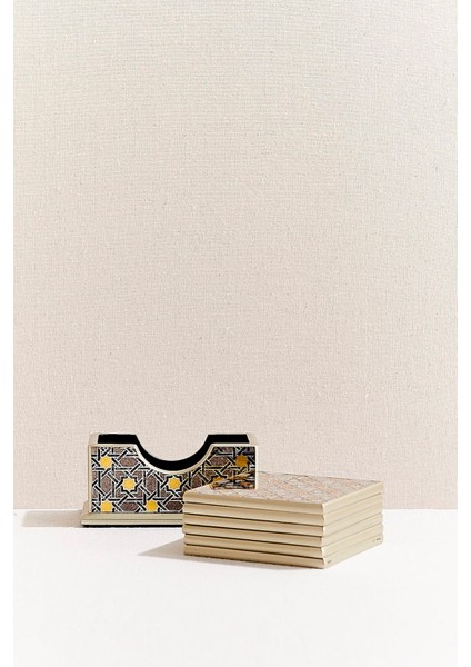 Selçuklu Kare Bardakaltı 6'lı Set fiyatları