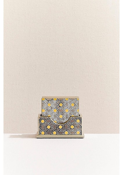 Selçuklu Kare Bardakaltı 6'lı Set modelleri