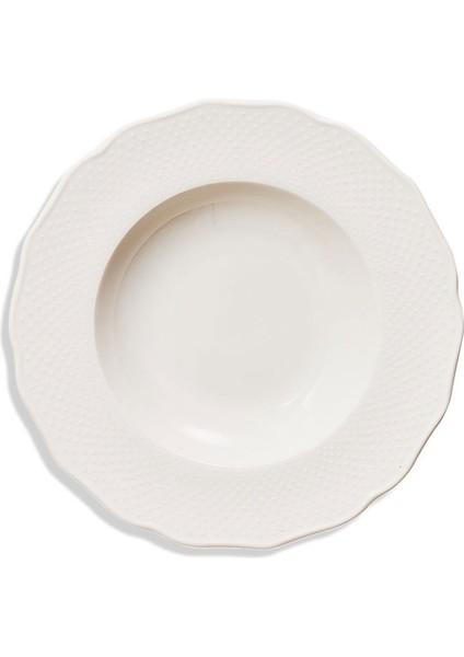 Viva Porselen Çukur Tabak Ekru fırsatları