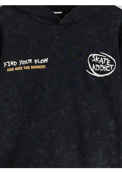 Lcw Kids Siyah Kapüşonlu Erkek Çocuk Sweatshirt fiyatları