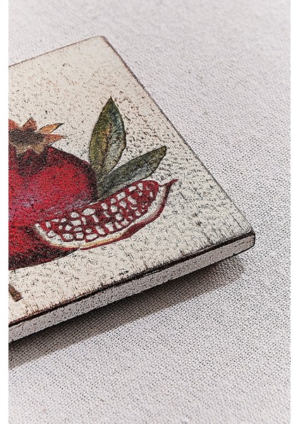 Nar Bardak Altlığı 4'lü Set modelleri