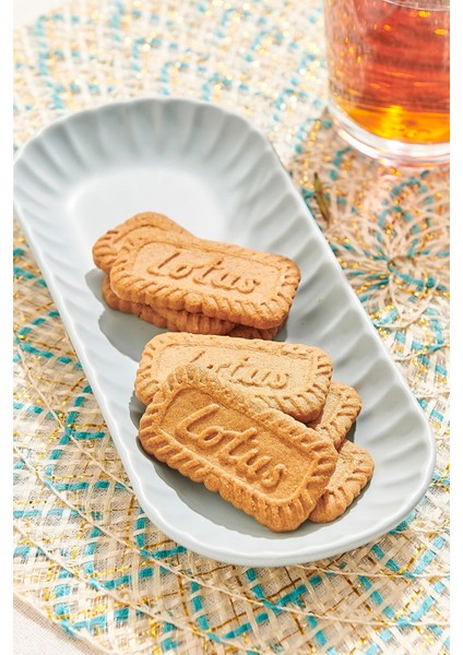 Soft Seramik Servis Tabağı Açık Mavi