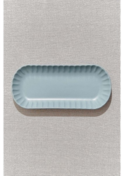 Soft Seramik Servis Tabağı Açık Mavi fiyatları